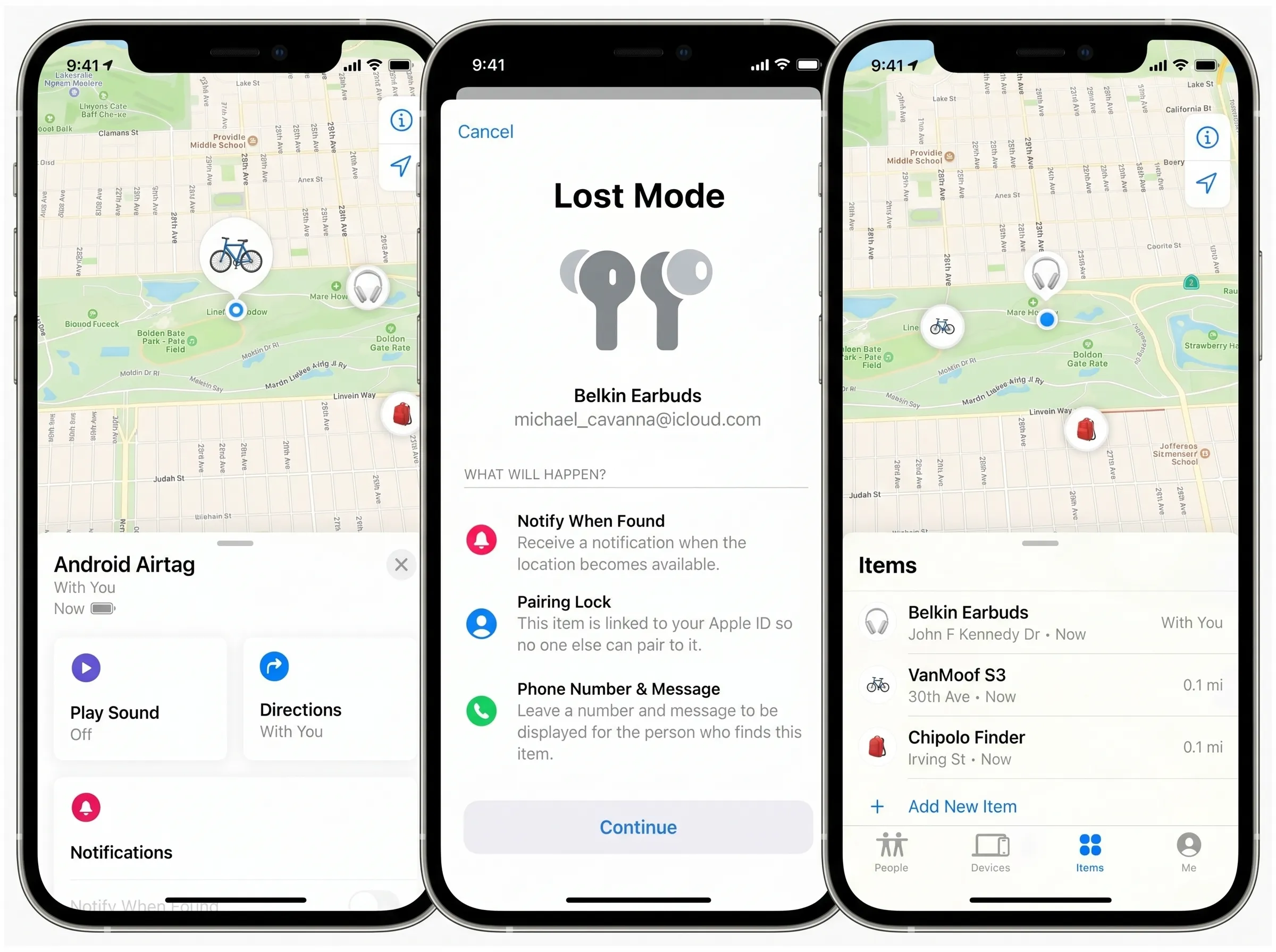 Apple iOS Airtag Setup